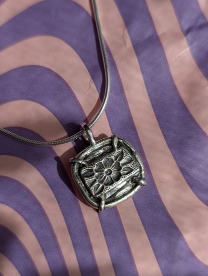 floral pendant