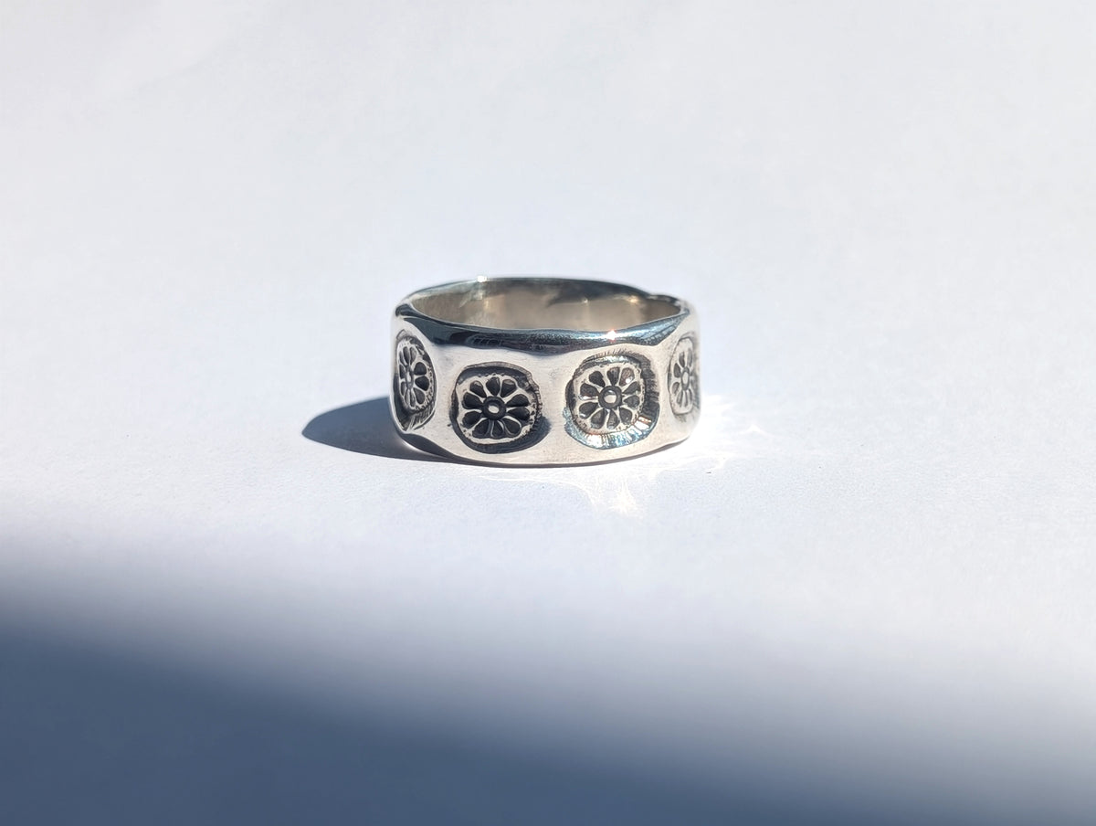 stamp of spring chunky ring