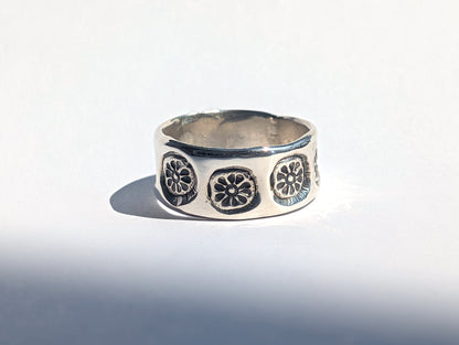 stamp of spring chunky ring