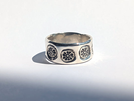 stamp of spring chunky ring