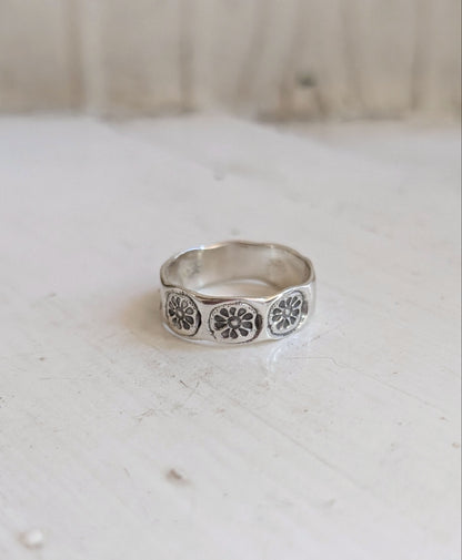 stamp of spring danity ring