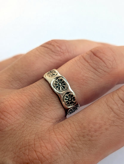stamp of spring danity ring