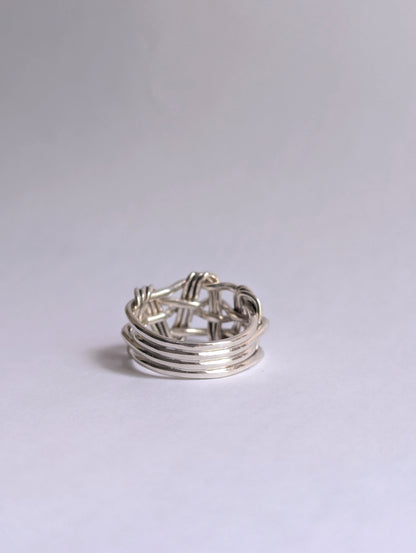 three makes four woven ring