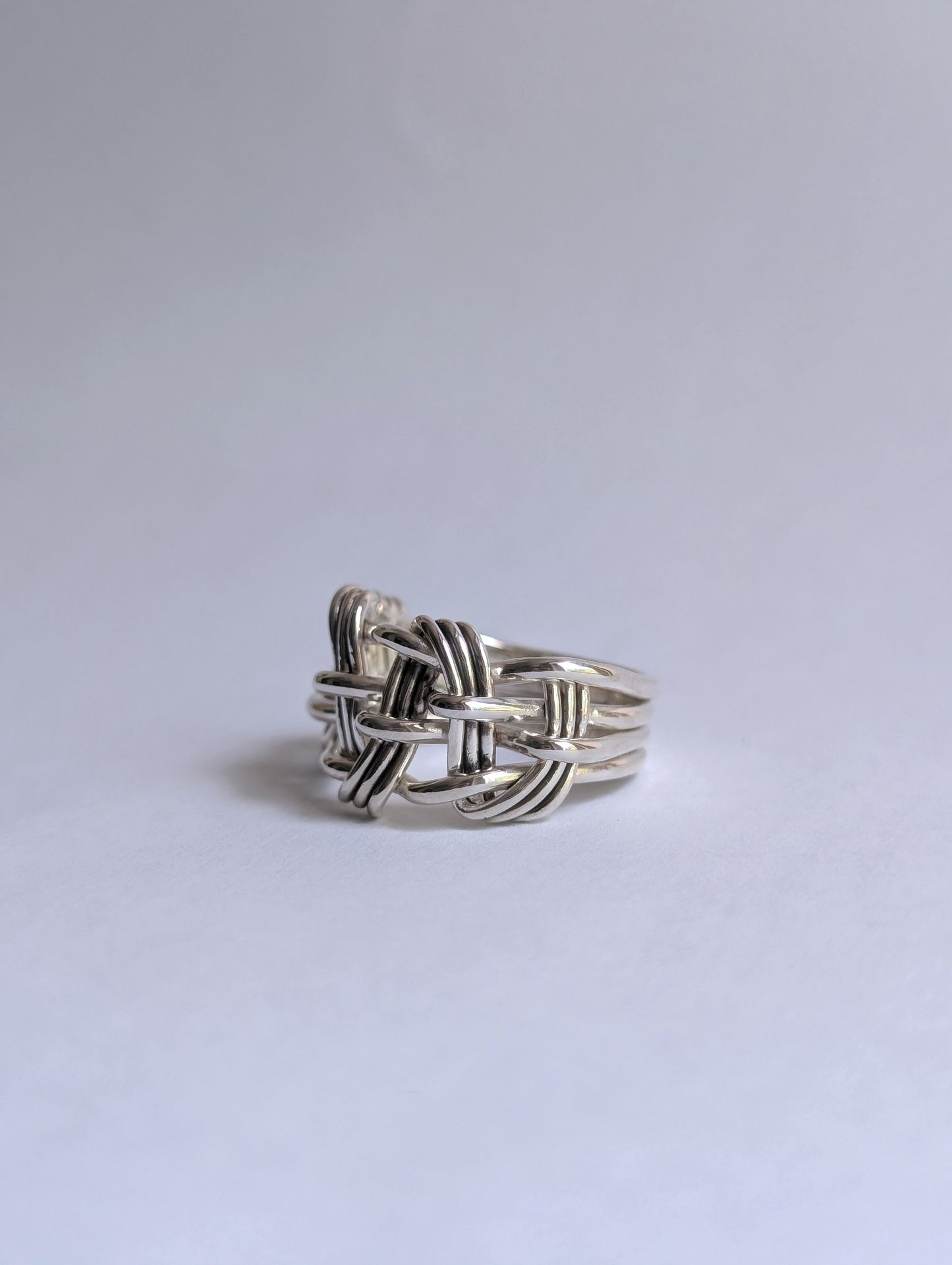 three makes four woven ring