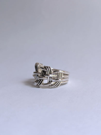 three makes four woven ring