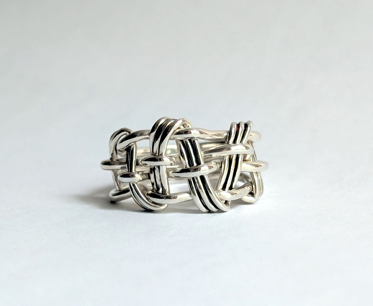 three makes four woven ring